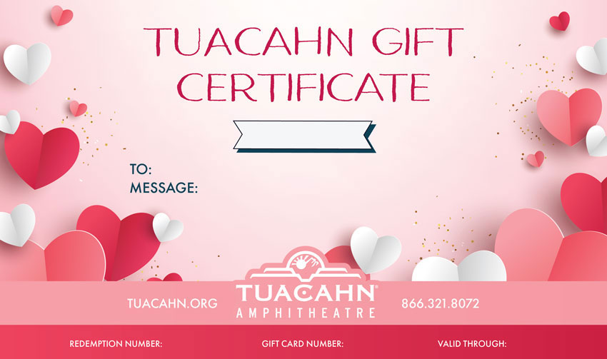 Gift Certificate Valentines Day